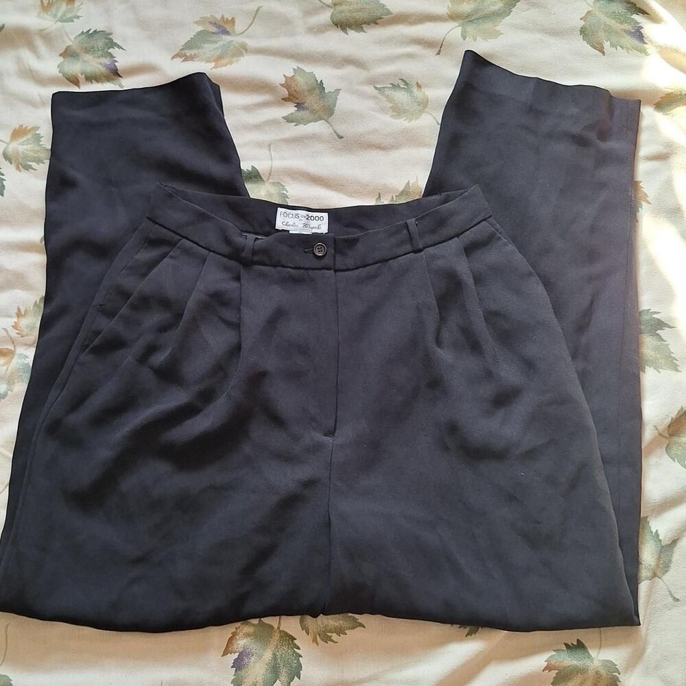 Focus-2000 Women's Black Trousers